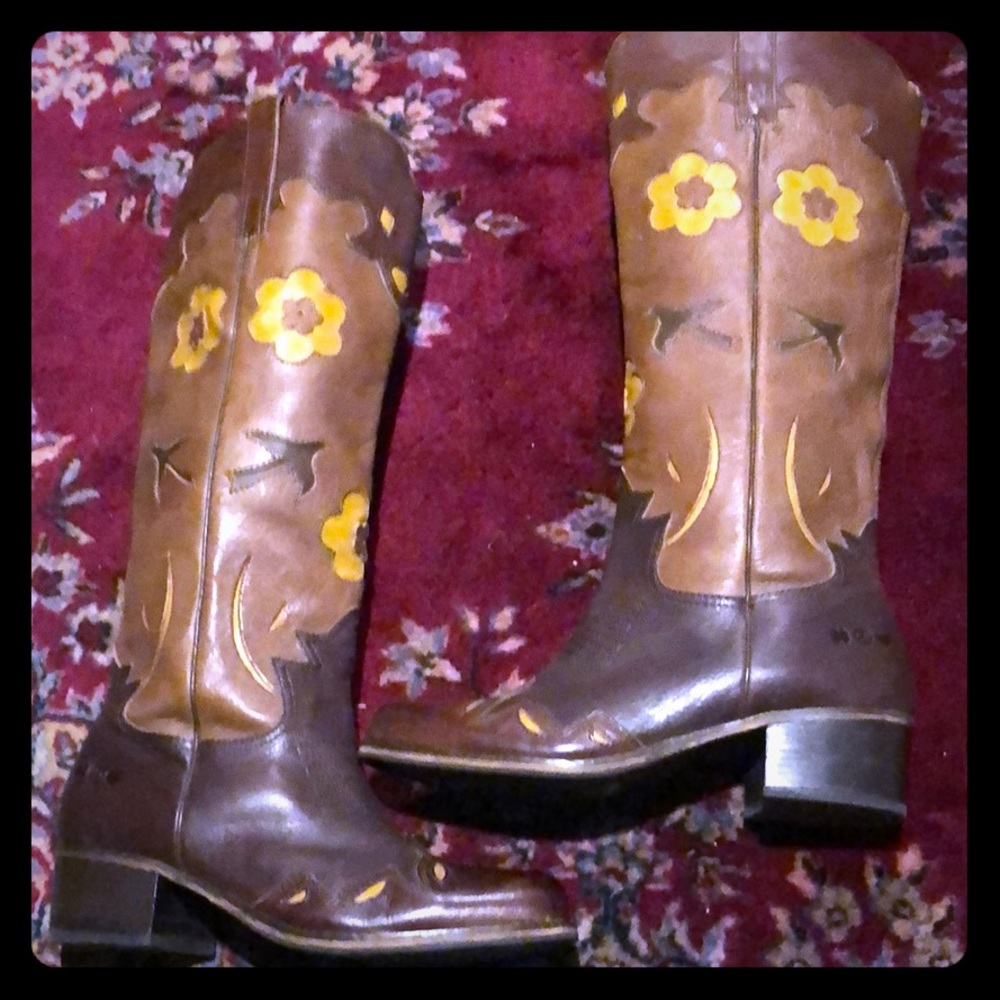 Lucky brand tall leather Boots 10 EU 40